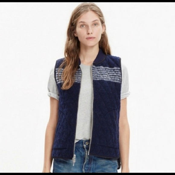 Madewell Reversible Vest NWT - Picture 1 of 4